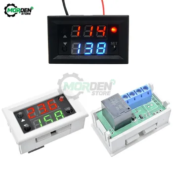 

DC 12V Dual Display Time Relay Module 20A Time Delay Relay Mini LED Digital Timer Relay Timing Delay Cycle Time Control Switch