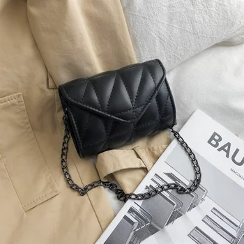 

Tote Bags for Women 2020 New Style Rhombus Chain Shoulder Bag Ladies PU Leather Fashion Messenger Bag Purses and Handbags