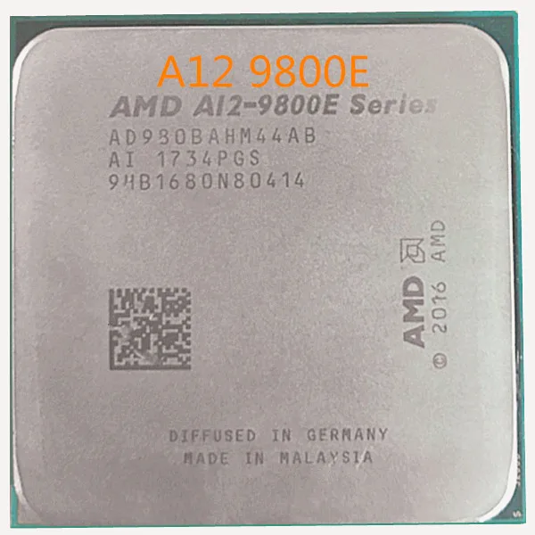 AMD A12-Series A12-9800E A12 9800E 3,1 ГГц Quad-Core Процессор процессор AD9800AHM44AB женский AM4 satmak A12 9800
