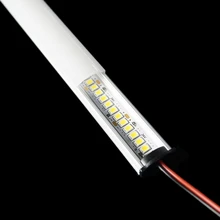 24VDC 50 см 20 дюймов светодиодный светильник, диодный Невидимый плоский профиль 2835 6 Вт 14 Вт Светодиодная лента, 5,5 мм тонкий жесткий линейный светильник