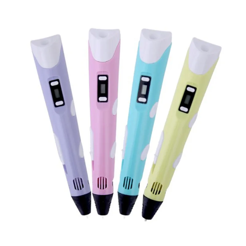 

Pen Filament 3d-Pen Gift Drawing Creative Design kids Original ABS/PLA DIY 3D Pens Original DIY 3D Printing Pen 10Colors 50M
