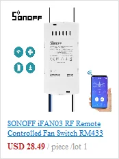 Новое поступление Sonoff датчик Si7021 датчик температуры и влажности Зонд высокий контроль точности модуль для Sonoff TH10 и Sonoff TH16