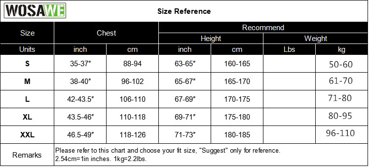 76胸围35-46.5S-XXL