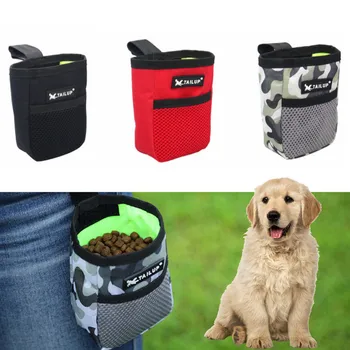 

Mini Portable Training Dog Snack Bag Outdoor Pet Supplies Strong Wear Resistance Large Capacity Puppy Snack Reward Waist Bag