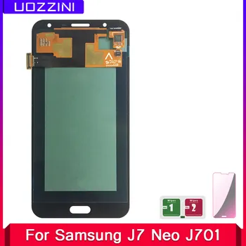 

2 Pcs Super Amoled Lcds For Samsung Galaxy J7 neo J701 J701F J701M J701MT LCD Display Touch Screen Assembly Replacement