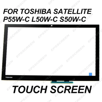 

replace 15.6 for toshiba Satellite P55W-C L50W-C S50W-C L55W-C touch screen bezel panel Glass Digitizer Front Sensor display