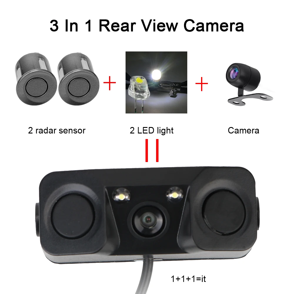 Akozon Telecamera di Guida per Auto, 3 Vie Telecamera per Cruscotto per Auto Visione Notturna Registratore di Guida per Auto con Registrazione in Loop a Induzione Gravitazionale GPS
