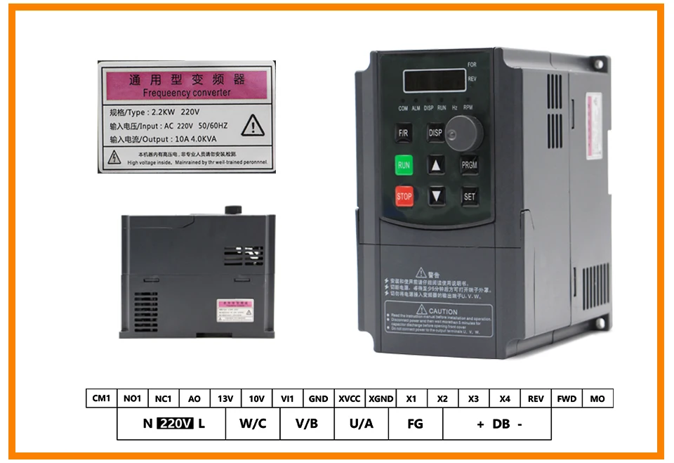 220 v/380 v CNC ER20 80mm CNC с водяным охлаждением 4 шт подшипники шпинделя 2.2kw драйвер частоты VFD с 80 мм зажимной кронштейн водяной насос