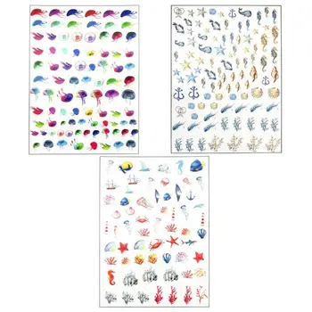 

3 Pcs/Set DIY Filler Sea Animal Organism Epoxy Resin Crafts UV Resin Handmade Decoration Jewelry Making Home Decor Filling