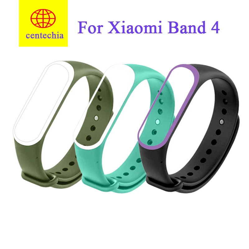 

Silicone strap my Band 4 colorful straps for Xiaomi mi band 4 smart bracelet replacement strap for my Band 4 smart bracelet
