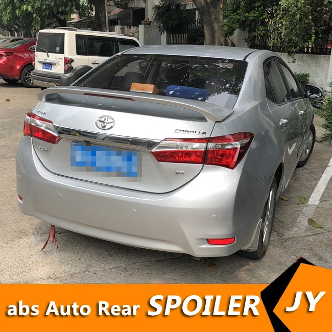 Спойлер для TOYOTA Corolla 2014 2016 спойлер высокого качества ABS Материал заднее крыло