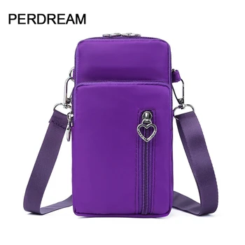 

Mobile phone bag female casual vertical coin purse Korean version diagonal small bag cloth shoulder mobile phone bag