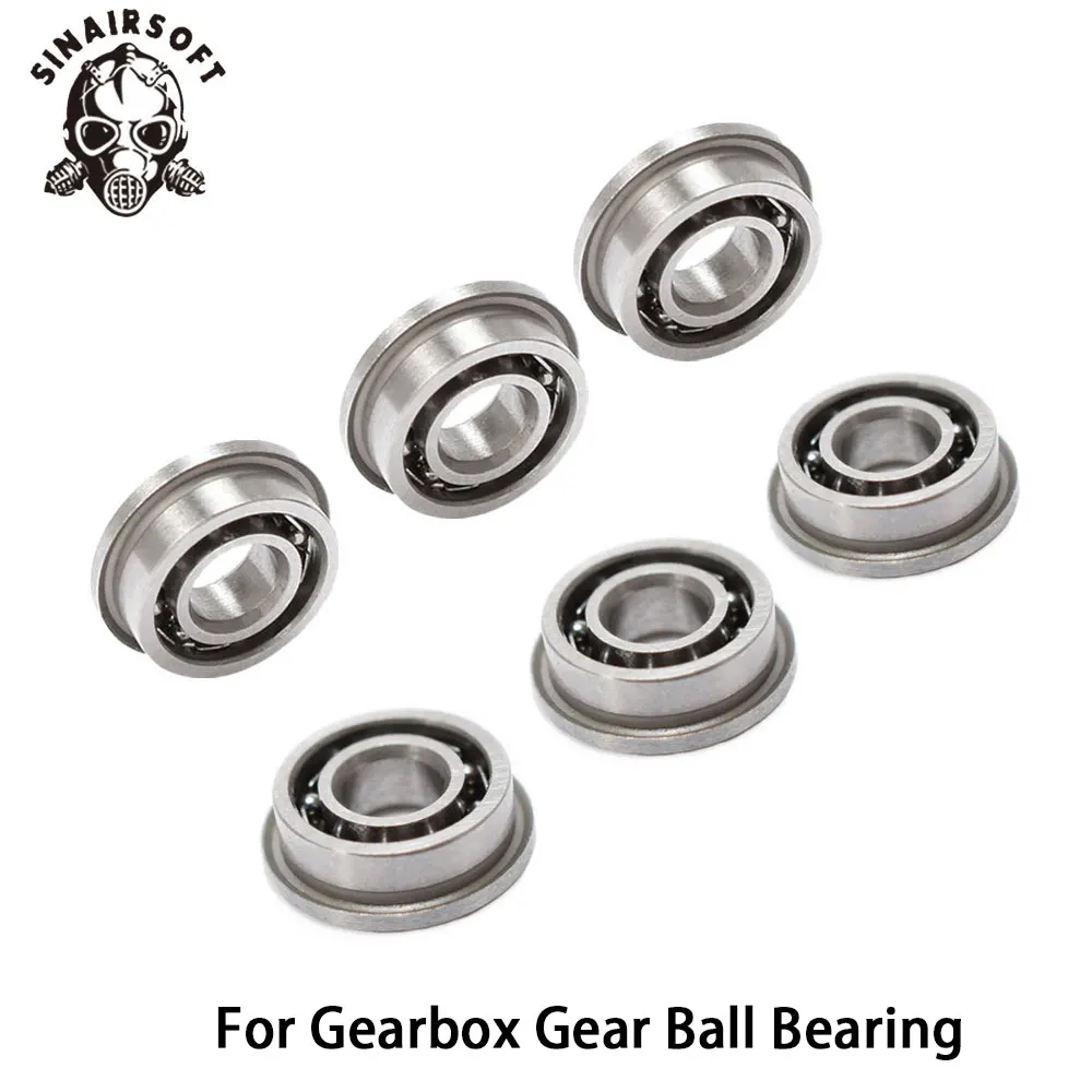 6/7/8/9mm Stainless Steel High Precision Ball Bearing Fit Airsoft Ver.2/3 Gearbox For Hunting Paintball Shooting Accessories tactical ar black folding stock adapter fit m16 m4 sr25 series gbb for airsoft paintball shooting hunting accessories