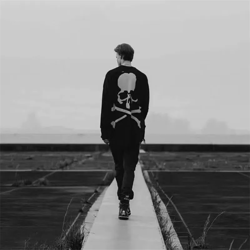 Мужская толстовка Mastermind японские толстовки женские MMJ скелет череп логотип трикотажное хлопковое пальто Mastermind толстовки мир