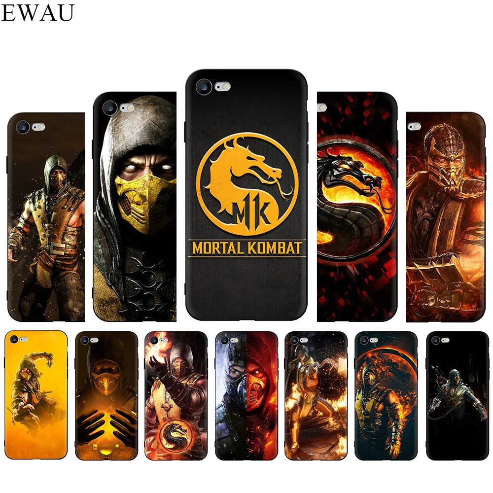 Силиконовый чехол Mortal Kombat для iphone 5 5s SE 2020 6 6s 7 8 Plus X XR XS 11 Pro Max | Мобильные телефоны и