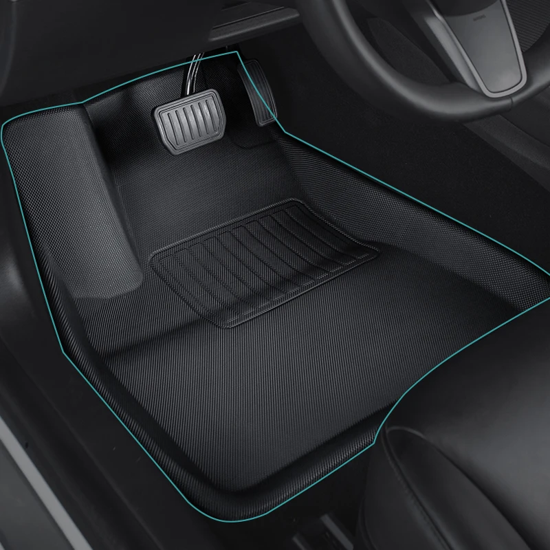 Fully Surrounded Special Foot Pad For Tesla Model 3 Waterproof Non-Slip trunk Floor Mat TPE XPE Modified Accessories | Автомобили и
