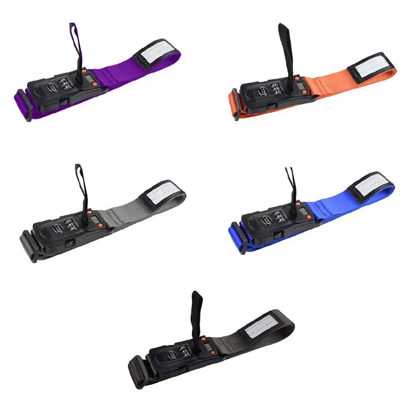 

Electronic Scale Cross Lock Luggage Strap High-grade Packing Rope Password Lock Scale Weighing Trolley Box Anti-theft Lock Scale