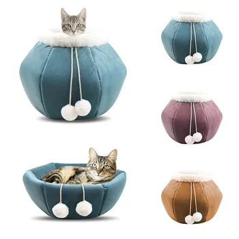 

2019 hot products Dog Cat Winter Warm Sleeping Bag Soft Pet Bed Calming Dual-use Folding Bed Dropshipping free shipping tool Ho