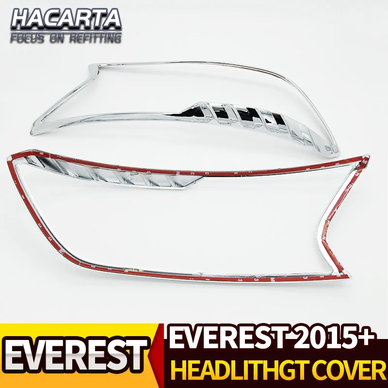 Подходит для Ford Everest ABS хром фары крышка лампы отделка задний свет крышка для- Ford Everest Everest каркасы фонарей