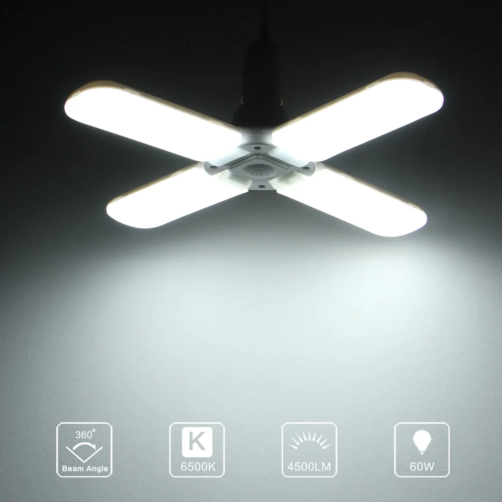 Складной Вентилятор лезвие светодиодный подвесной светильник E27 Светодиодный светильник Регулируемая потолочная лампа домашние энергосберегающие лампы для домашнего освещения