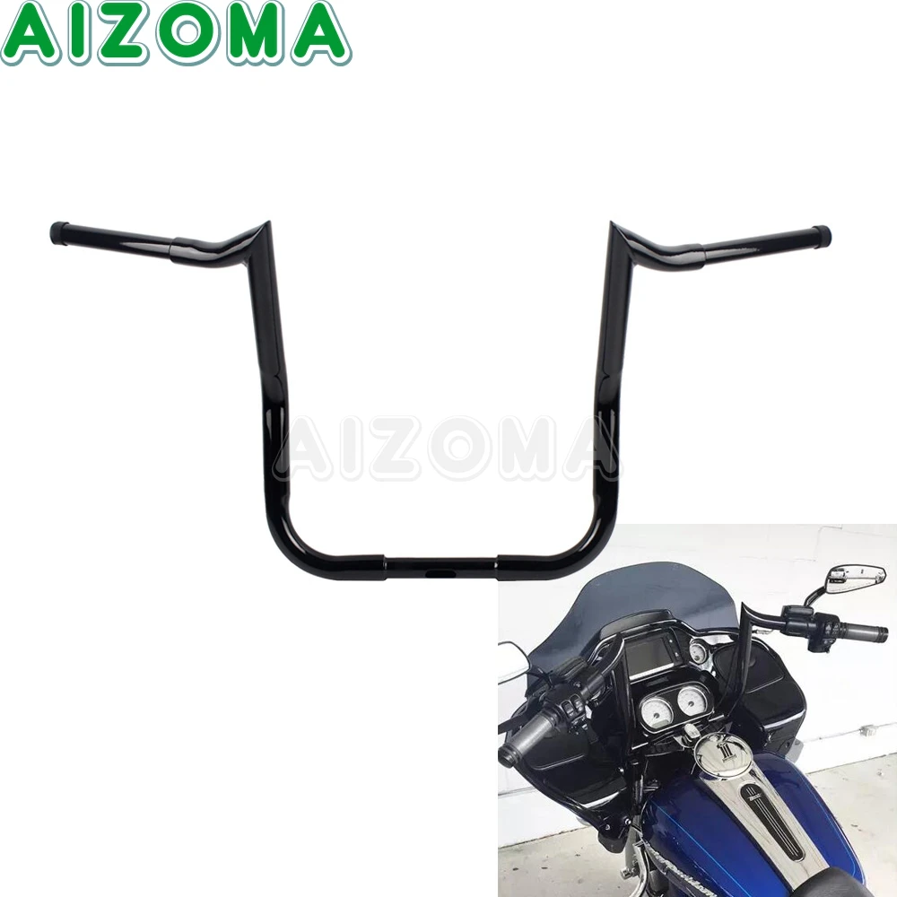 Руль для бара/кафе/мотоцикла 12/14/16 дюймов Harley Baggers Street Glide Road King 1982 и выше|Руль