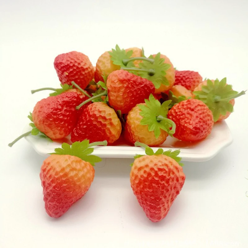 10/20pcs Artificial Fruit Fake Fruit Plastic For Christmas Home Wedding