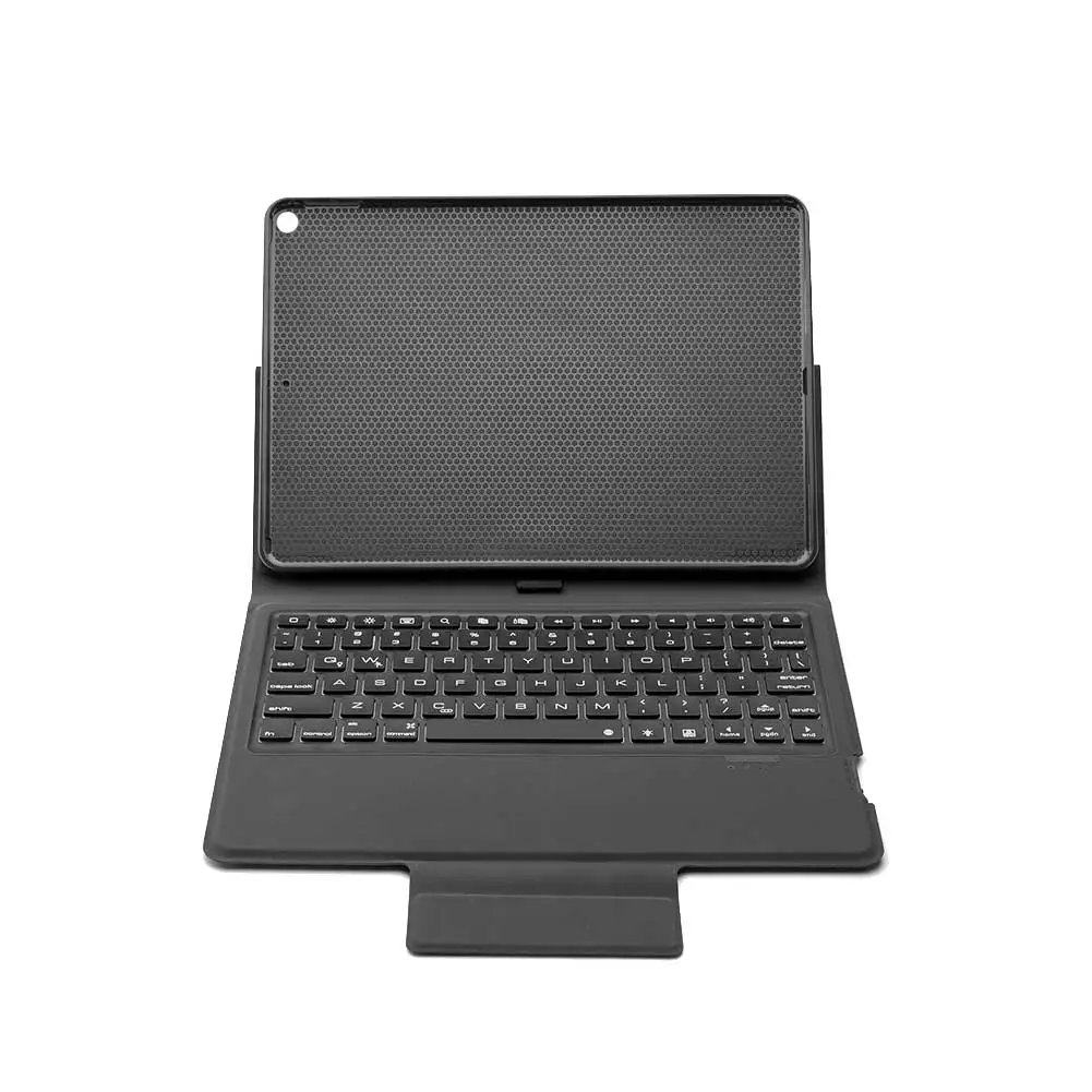 Из искусственной кожи противоударный чехол для планшета с клавиатурой для iPad 10,2 дюймов чехол Подсветка Беспроводной Клавиатура Обложка для iPad 7th Gen чехол