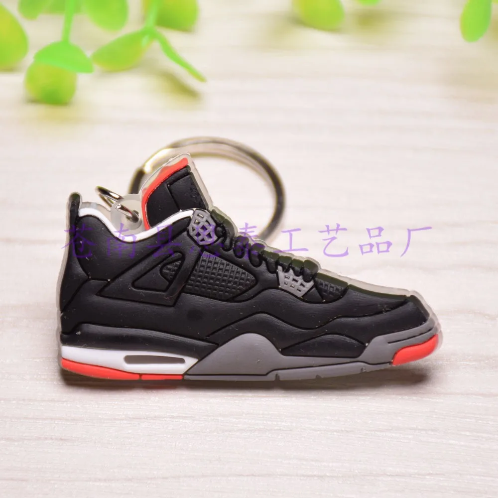 В настоящее время доступны AJ Nike Air Jordan 4 поколения кроссовки брелок для фанатов брелок AJ