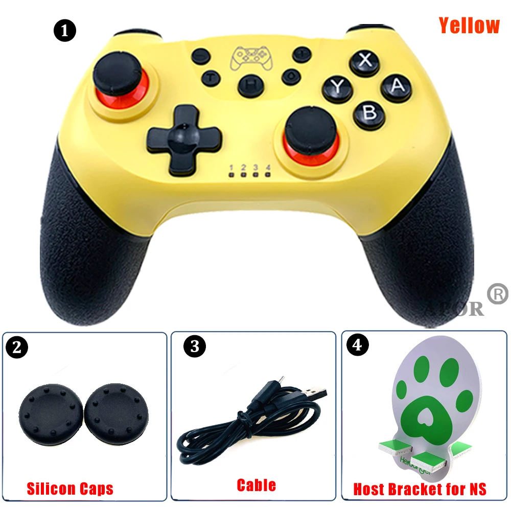 1/2 Pcs New Wireless Bluetooth-compati Pro Controller Gamepad Joypad Remote Joystick for Nintend Switch Console Game Accessories 
