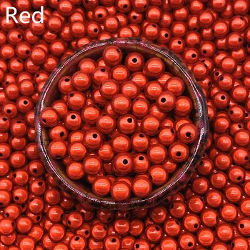 

New 6mm 8mm 3d Miracle Shining Dream Acrylic Round Spacer Beads for Jewelry Making DIY #01