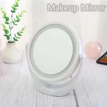 

Multifunction Makeup Light Mirror Double-Sided Mirror USB Rechargeable 1x/5x Magnification Cosmetic Mirror Makeup Tools