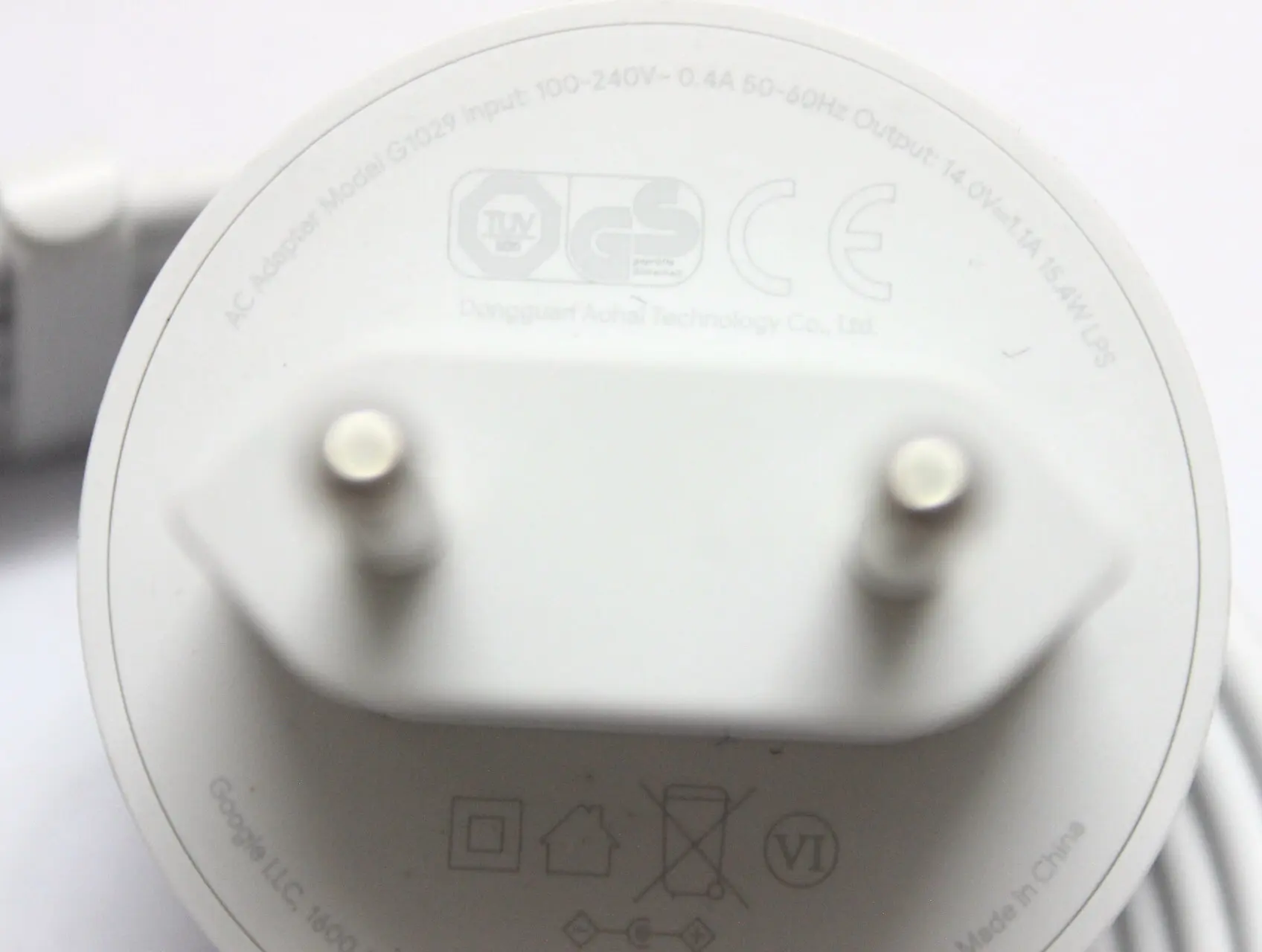 Pack Original OEM Google Home Hub AC Power Supply Adapter W18015N1A