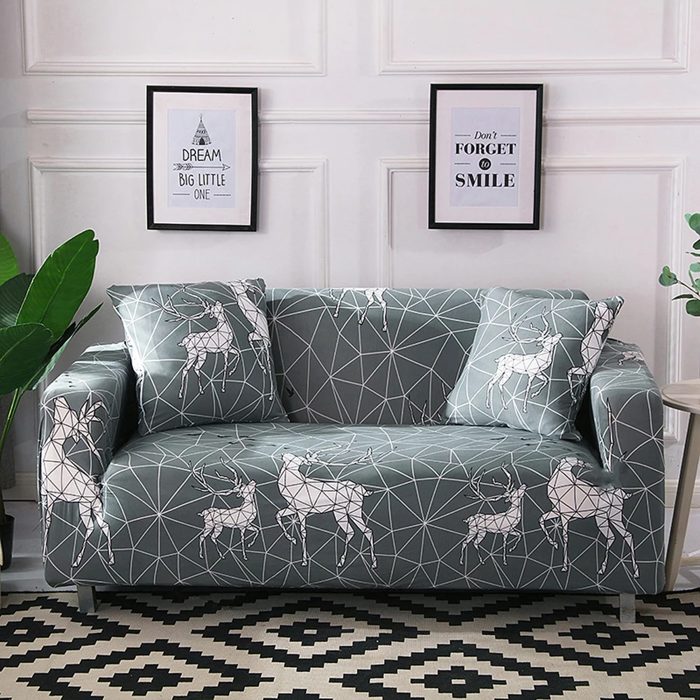 Чехол для дивана в скандинавском стиле, хлопковый эластичный чехол для дивана для гостиной, чехол для дивана, полотенце для одного/двух/трех/четырех человек - Цвет: K