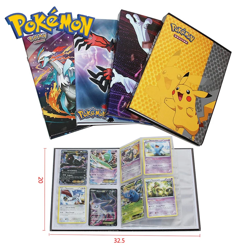 

Pokemon 160pcs Cards Holder Album Toys for Children Collection Album Book Playing Trading Card Game Pokemon