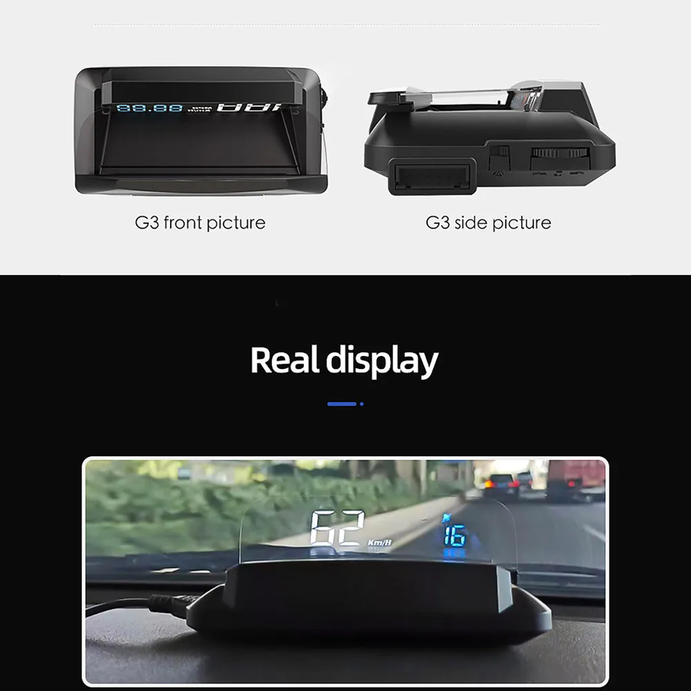 Updated Version OBD Car Head Up Display Car Electronics HUD Display Digital Speed Projector Overspeed Warning GPS Speedometer Updated Version OBD Car Head Up Display Car Electronics HUD Display Digital Speed Projector Overspeed Warning GPS Speedometer