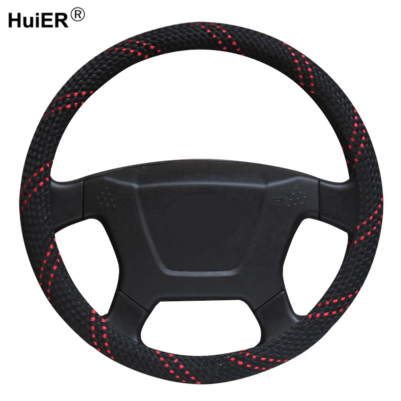 Car Trunk Bus Steering Wheel Cover Wrap Truck For 36 38 40 42 45 47 50 CM Ice Silk Breathable Funda Volante Volant Protector | Автомобили