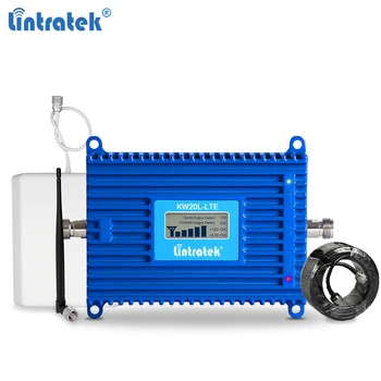 

Lintratek 4G LTE 800 Signal Amplifier Band 20 Network Booster 4G 800MHz Cellphone Signal Repeater AGC 70dB High Gain