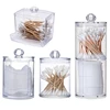 Acrylic Makeup Organizer Cotton Swabs Qtip Container Cosmetic Makeup Cotton Pad Organizer Jewelry Storage Box(Empty Box) 1