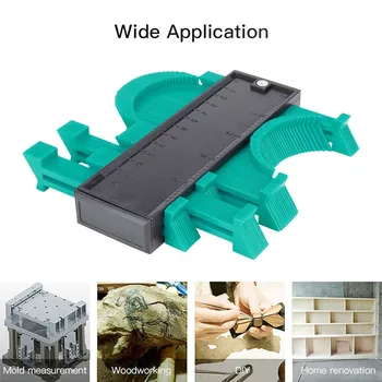 

Multitool 5/10inch 2pc Plastic Contour Copy Duplicator Circular Frame Profile Gauge Tool Нож Складной Мультитул Dropshipping #7