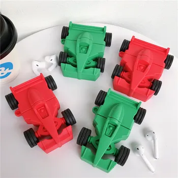 

For Airpods Case 3D Cartoon Car Soft Silicone Bluetooth Earphone Cases For Apple Airpods 1 2 3 Case Accessories Cute Cover Funda