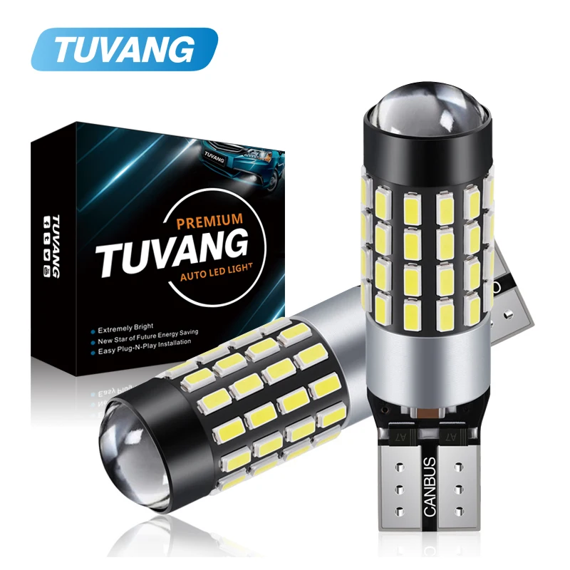 Светодиодный фонарь T10 CANBUS 2 шт. 3014SMD 54 светодиодный светильник s W5W 194 168 для