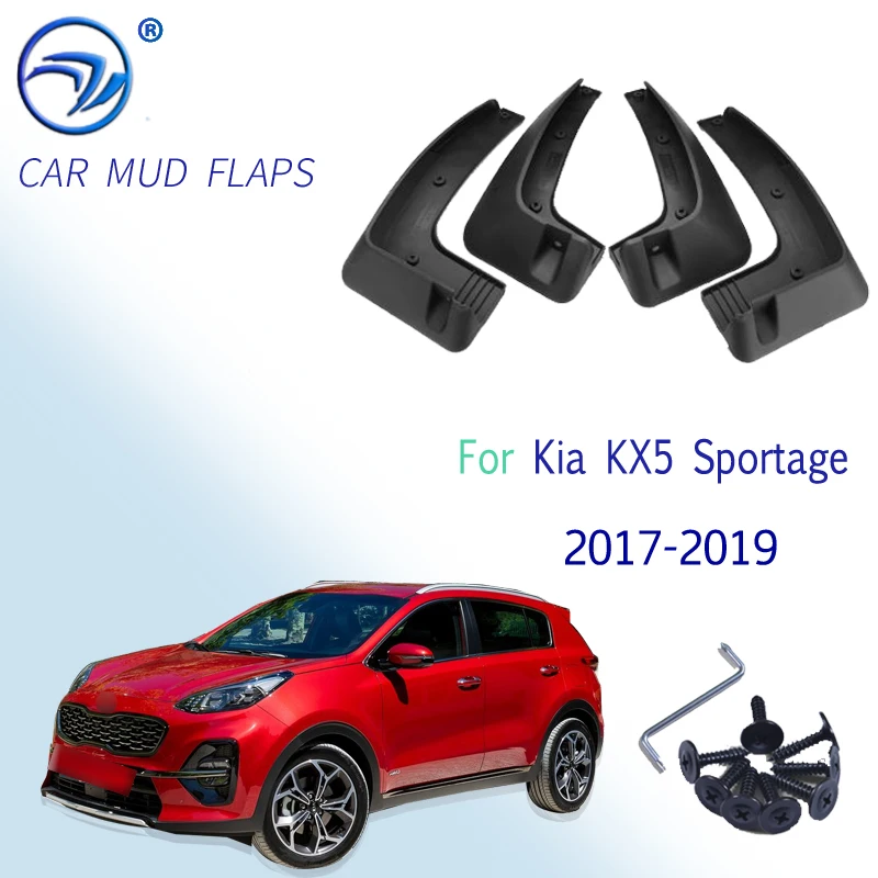 Set Molded Car Mud Flaps For Kia Sportage 2017 2018 2019 Ql Mudflaps Splash Guards Mud Flap