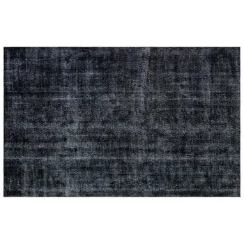 

Handmade Black Vintage Overdyed Turkish Area Rug 198x312 Cm-6'6''X10'3''