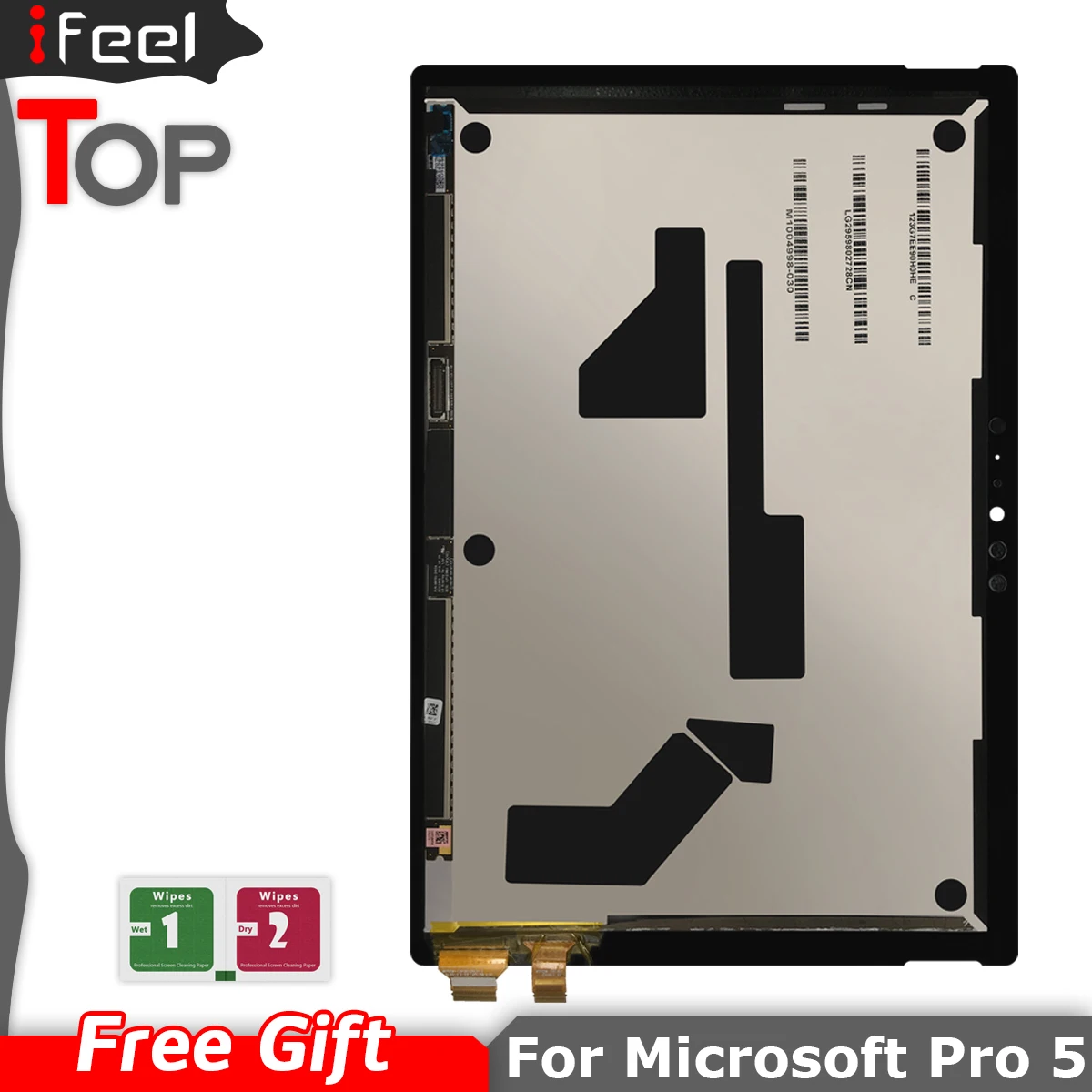 100% Оригинальный ЖК-дисплей для Microsoft surface Pro 5 Model 1796 LP123WQ1 сенсорный экран стекло