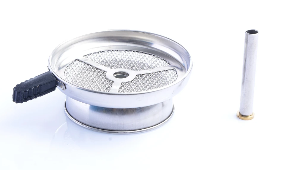Stainless Steel Hookah Charcoal Holder With Handle Metal Screens For Shisha Heat Keeper Water Pipe Chicha Narguile Accessories