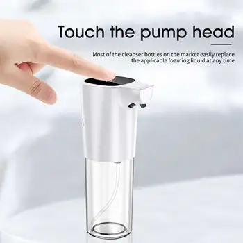 

Hand Washing Kitchen Infrared Induction Bathroom Large Capacity Hotel Office Touch Free Countertop ABS Automatic Soap Dispenser