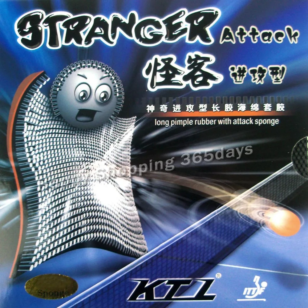 Ktl Stranger Attack Long Pips Out Table Tennis Rubber With Sponge Ping