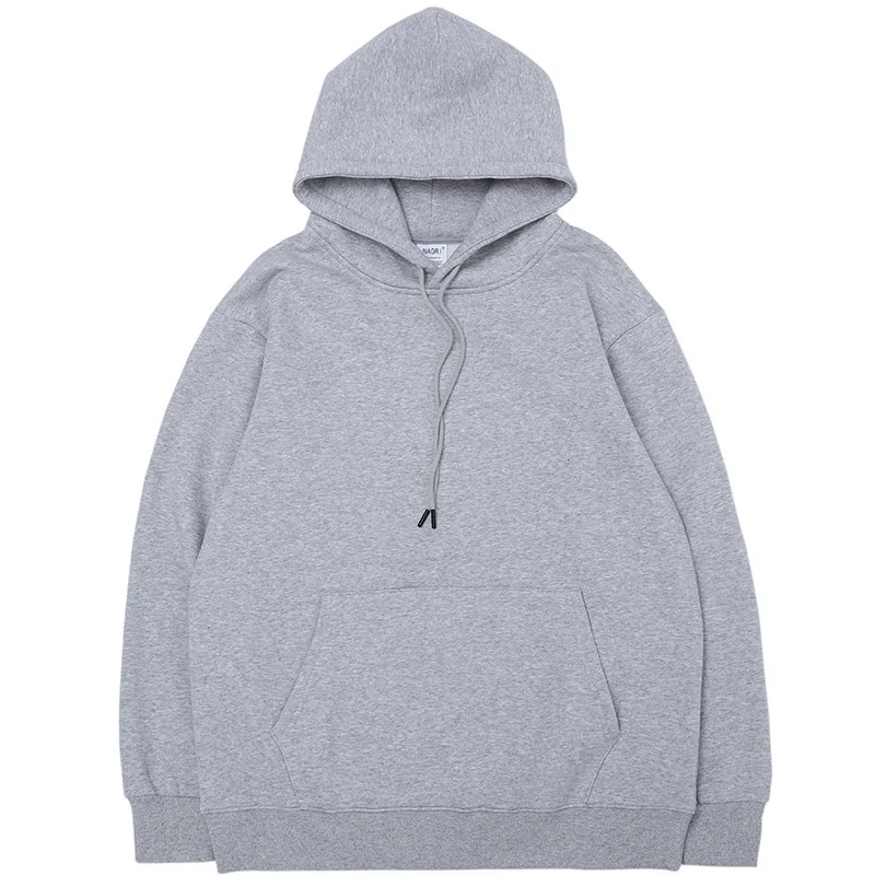 Gray H. A. Sueno Популярные свободные мужские s толстовки High Street Solid мужские s толстовки Толстовка с капюшоном оверсайз для мужчин Прямая /7 - Цвет: Gray