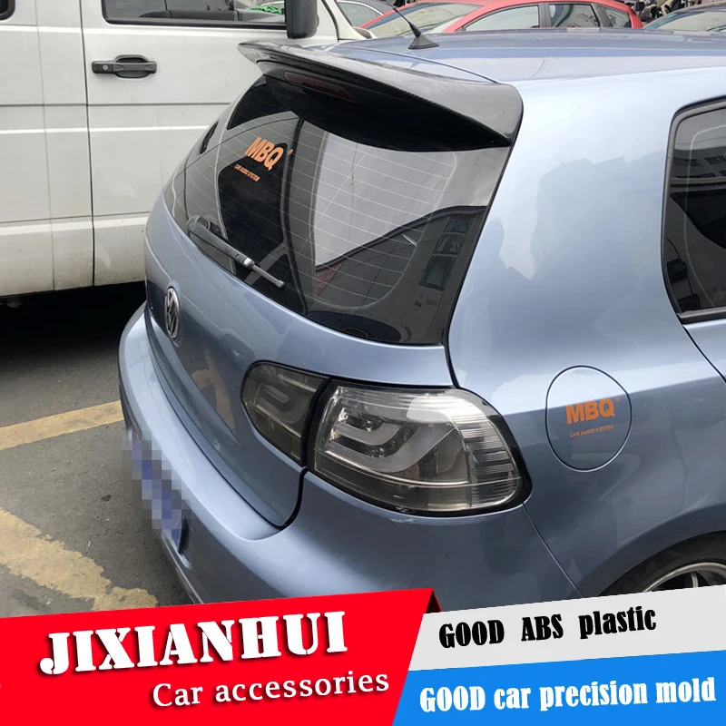 Спойлер для гольфа 2010 2013 Volkswagen Golf 6 ABT спойлер из АБС пластика цветное заднее крыло