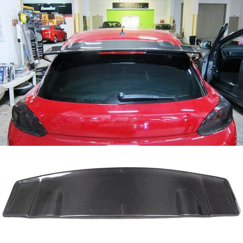 Углеродное волокно задний спойлер на крыло крышу для Volkswagen VW Scirocco Стандартный 2008